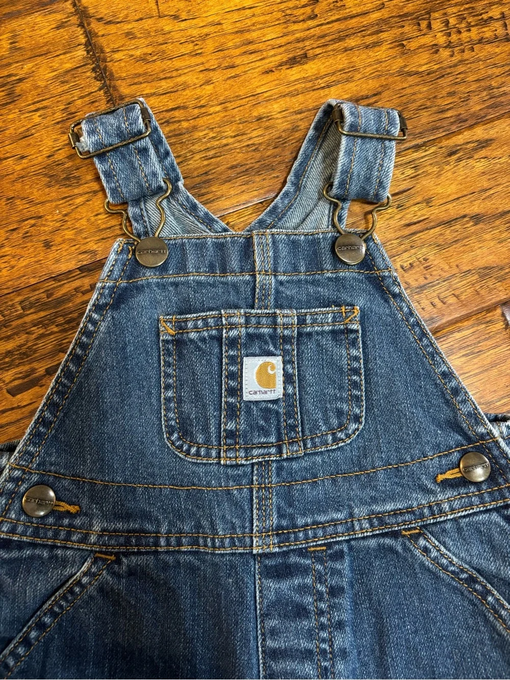 Carhartt Dark Blue Denim Overalls